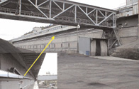 cable carrier power supply for transport of coal to a dump